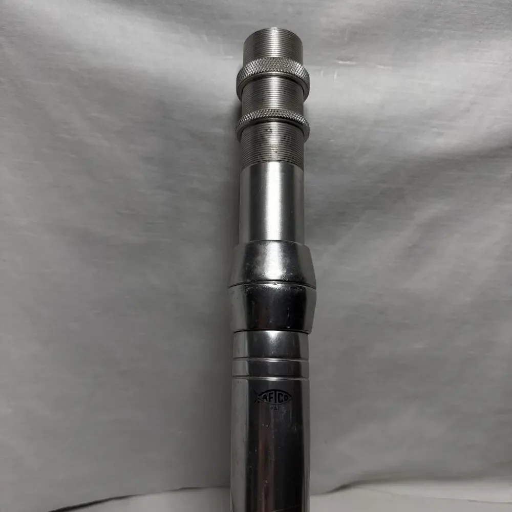 AFTCO SILVER Aluminum Butt UniButt: #4 ? 23 Inches 1 3/8 Opening Next Day Ship